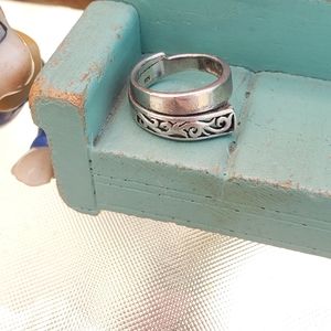 Vintage Sterling Filigree Ring